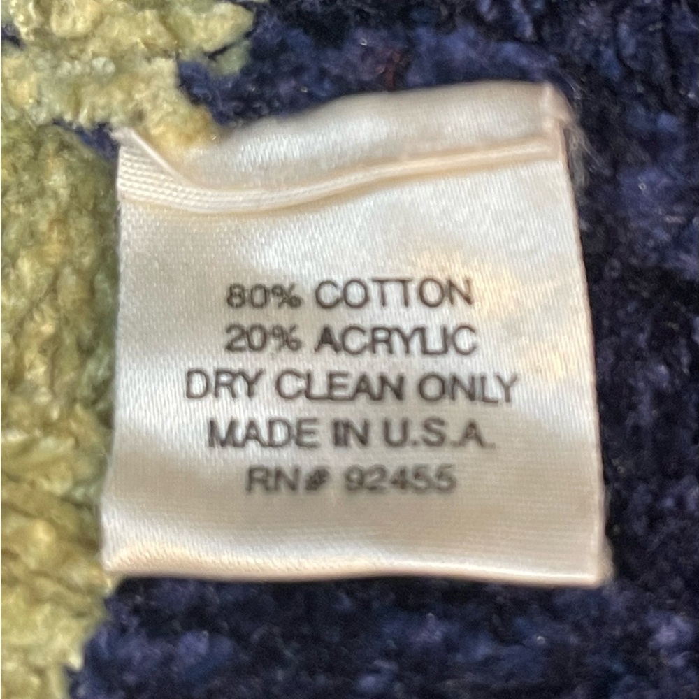 Cousin Johnny brown colorful vintage sweater. - Picture 7 of 8